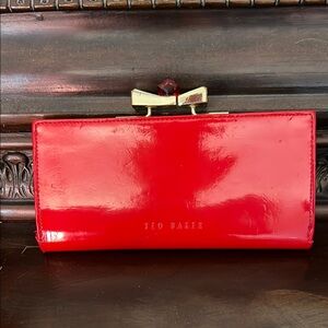Ted Baker Red Clutch Bag